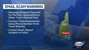 Hudson Police Alert Residents To Email Scams Pretending To Be Town Officials