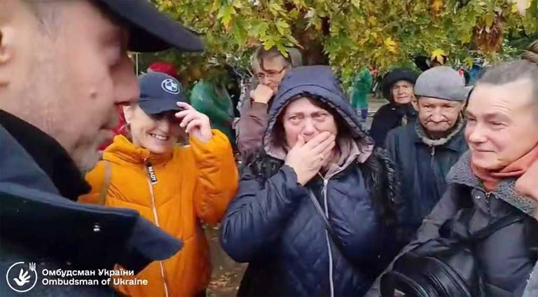 Humanitarian Evacuation From Oleshky Enabled By Trump Led Ceasefire And U S Patr