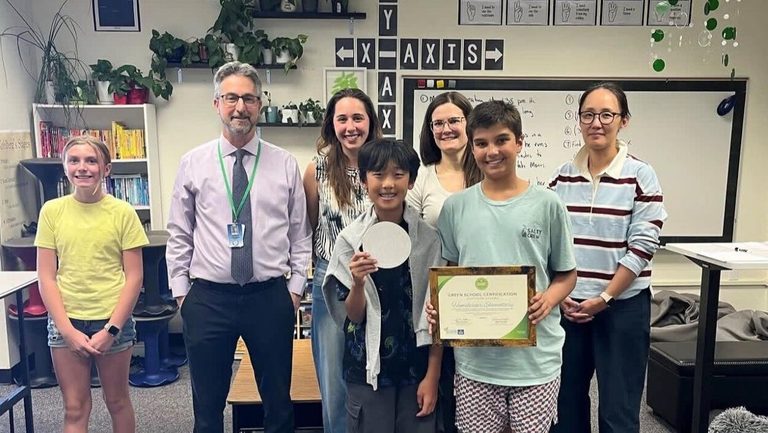 Hunsberger Elementary Earns First Green Certification In Washoe County