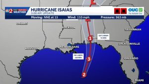 Hurricane Isaias Expected To Reach Category 3 Before Gulf Coast Landfall