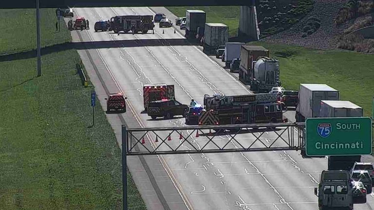 I 75 Southbound Reopens After Afternoon Crash Near Union Centre Boulevard In Wes