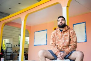 Indy Dj Builds Bad Bunny Inspired Pink House For Halloween Bash At Old National