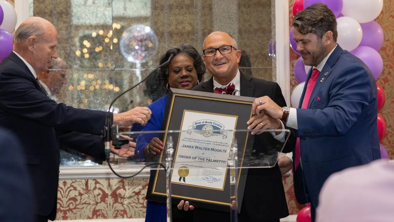 Institute For Child Success Ceo Jamie Moon Receives South Carolina S Order Of Th