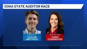 Iowa Auditor Race Pits Lt Gov Chris Cournoyer Against Attorney Taylor Wettach On