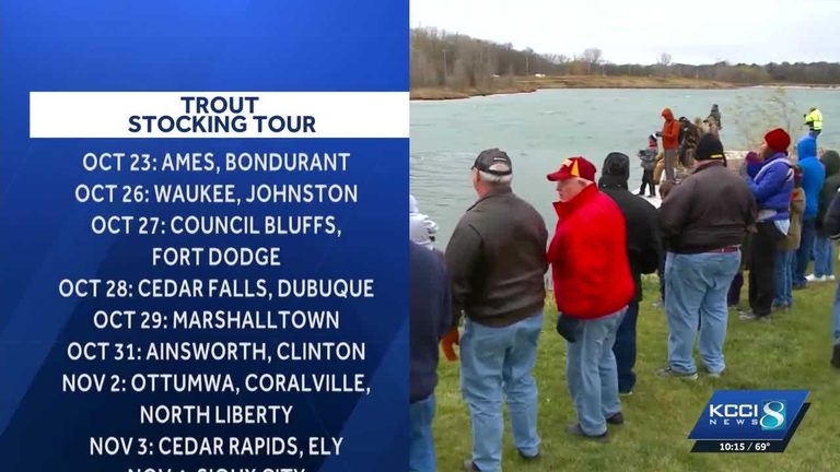 Iowa Dnr To Release 1 500 Trout At 20 Sites Across The State This Fall