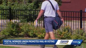 Iowa Postal Workers Union Assures Voters Mail In Ballots Are Secure