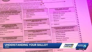Iowa Voters Urged To Consider Nonpartisan Races And Amendment One On Ballot