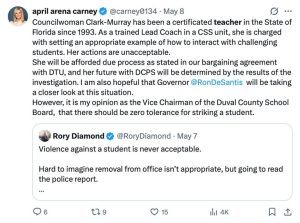 Jacksonville Council Member And Teacher Tyrona Clark Murray Appeals 10 Day Suspe
