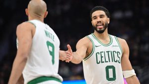 Jayson Tatum Fuels Celtics Overtime Win Over Nets With All Around Play