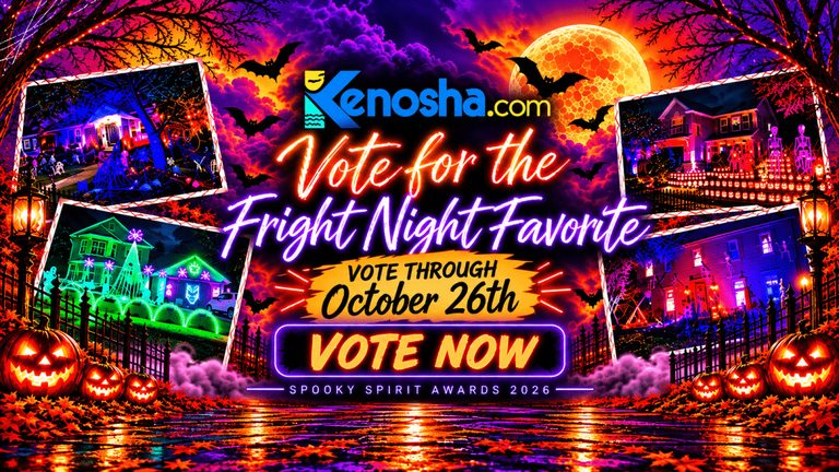 Kenosha County Halloween Lights Tour Opens Voting For 2026 Spooky Spirit Favorit