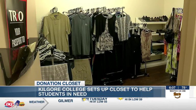 Kilgore College Longview Opens Clothing Closet To Help Students Dress For Succes