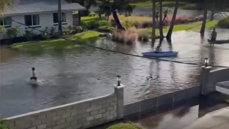 King Tides And Nor Easter Flood St Augustine Streets City Works On Long Term Sol