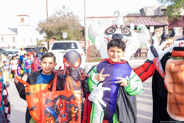 La Fe Preparatory School Holds Early Halloween Parade For Children In South El P
