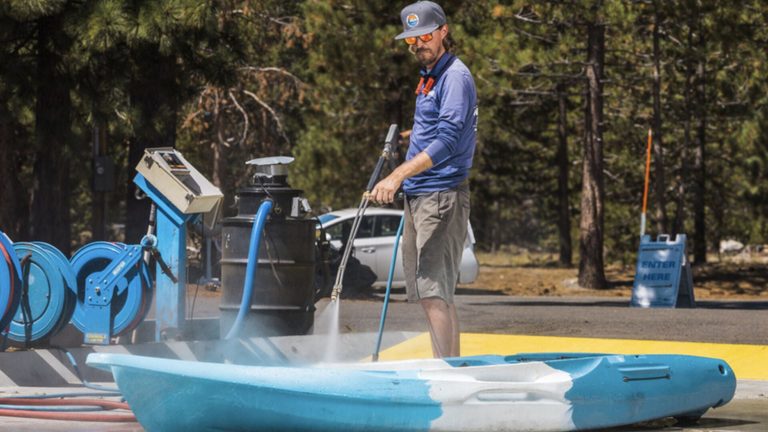 Lake Tahoe Inspectors Seize 10 Boats Carrying Invasive Golden Mussels