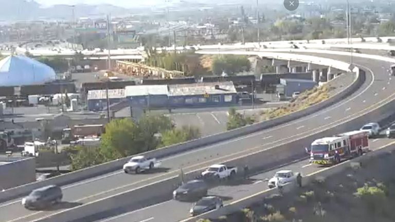 Lane Closed On U S 395 To I 80 Ramp In Reno After Minor Crash