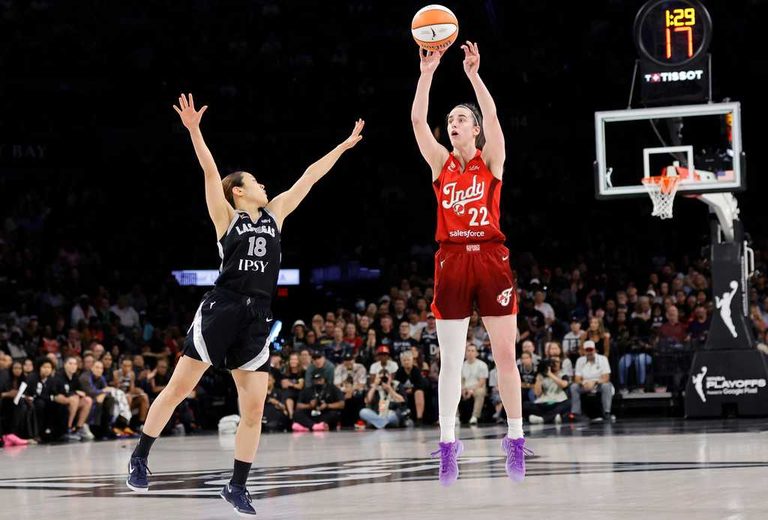 Las Vegas Aces Defeat Indiana Fever 94 83 To Advance In Wnba Playoffs