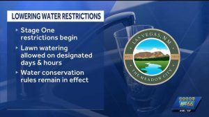 Las Vegas Nm Moves To Stage I Water Restrictions Giving Residents More Irrigatio