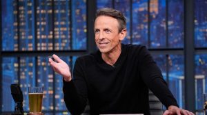 Late Night Host Seth Meyers Says Nbc Will Adopt A More Upbeat Tone Under Preside
