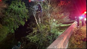 Lebanon Firefighters Rescue Driver From Prairie Creek After Early Morning Crash
