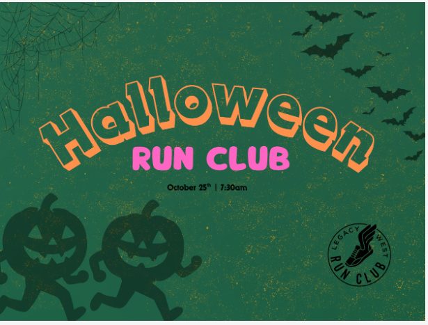 Legacy West Run Club Halloween Run Plano