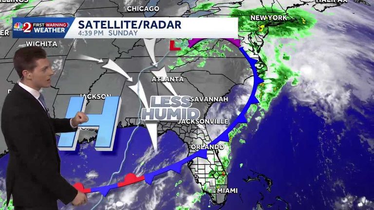 Less Humid Air Brings Comfortable Start To The Work Week In Orlando