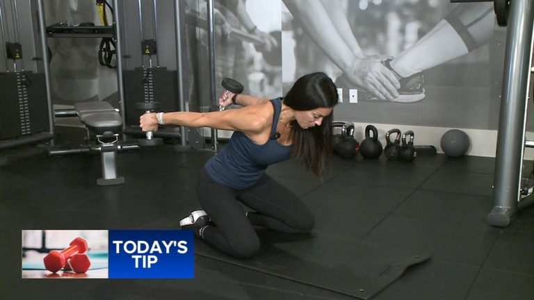 Light Dumbbell Arm Presses Simple Home Exercise For Stronger Triceps