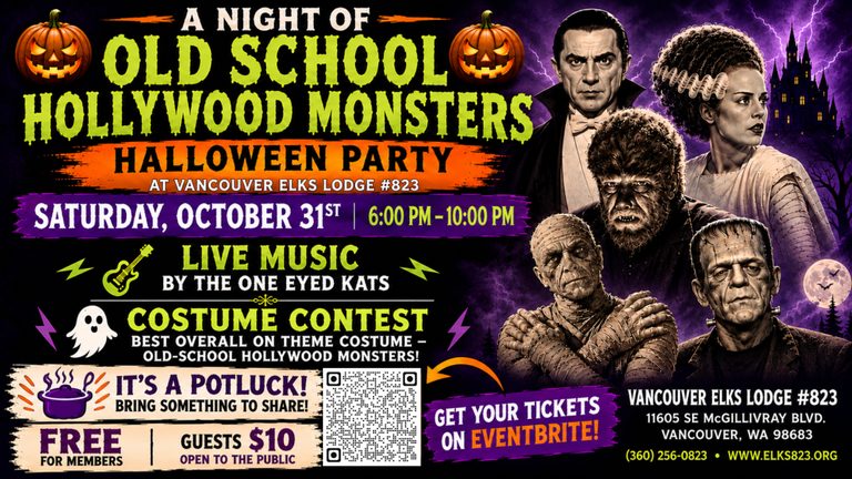 Lights Camera Monsters Halloween Party Vancouver