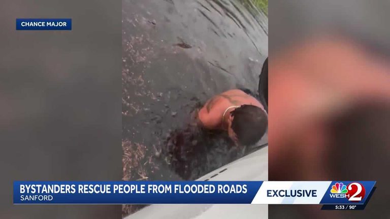 Local Brothers Pull Two Cars To Safety During Sudden Sanford Flood