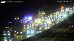 Loop 101 Northbound Off Ramp Near Chaparral Road Closed After Shooting Investiga