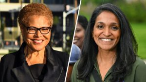 Los Angeles Mayoral Candidates Bass And Raman To Debate Key City Issues Tuesday