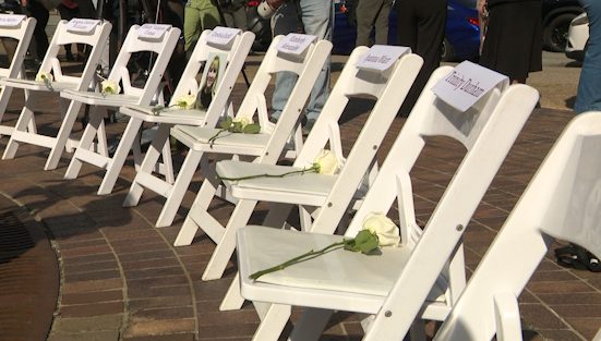 Louisville Memorial Honors Domestic Violence Victims And Calls For Action