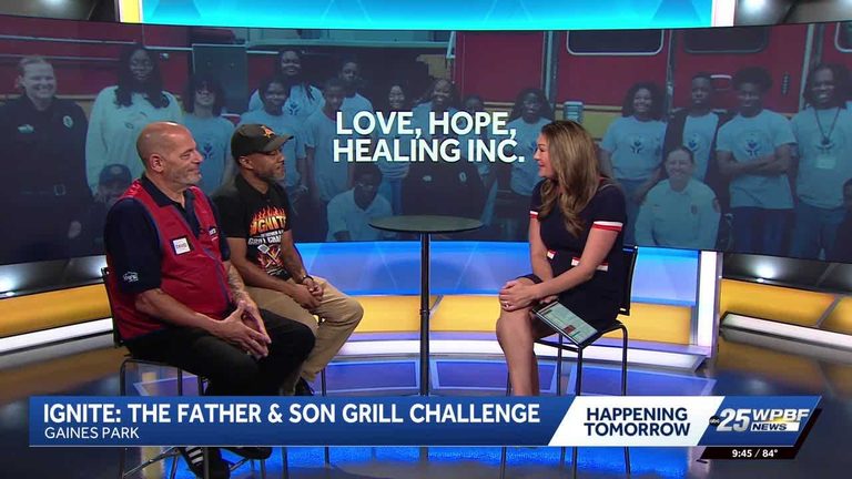 Love Hope Healing Hosts Father Son Grill Challenge For Families