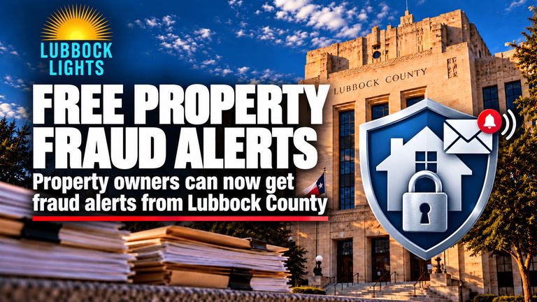Lubbock County Offers Free Email Alerts To Curb Property Fraud