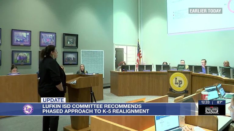 Lufkin Isd Board Considers Phased K 5 Realignment Starting 2027
