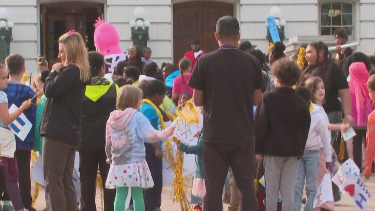Madison Celebrates After School Programs With Student Parade At Capitol Square