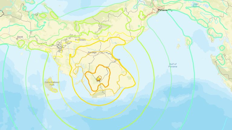 Magnitude 7 6 Quake Rattles Panama Triggers Tsunami Warning
