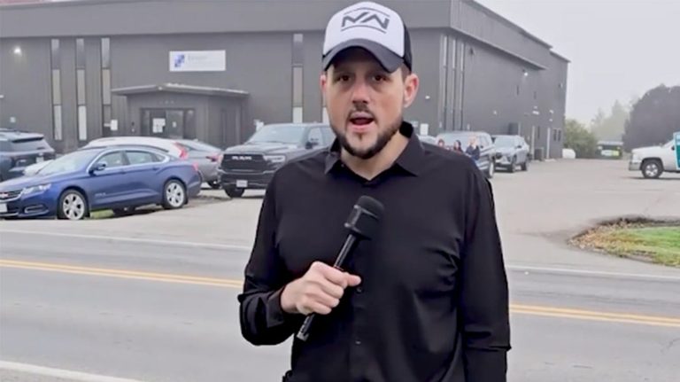 Maine Wire Reporter Narrowly Avoids Being Run Over During Bangor Clinic Investig