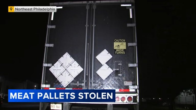 Meat Pallets Stolen From Cargo Truck In Northeast Philadelphia