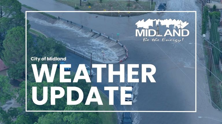 Midland City Alerts Drivers To Closed Low Water Crossing Gates On Barber And Edw