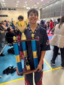 Midland Lee Student Gabriel Obregon Wins Four World Point Sparring Titles In Fra