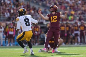 Minnesota Gophers Kicker Luke Drzewiecki Shines In Brief But Historic Stint