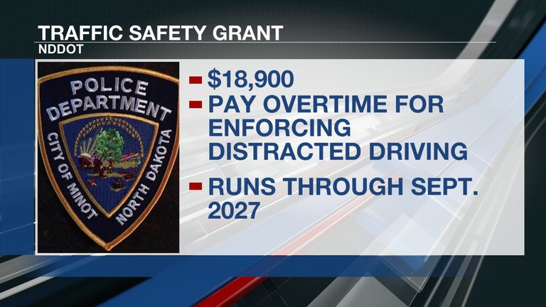 Minot City Council Approves 19 000 State Grant For Distracted Driving Enforcemen