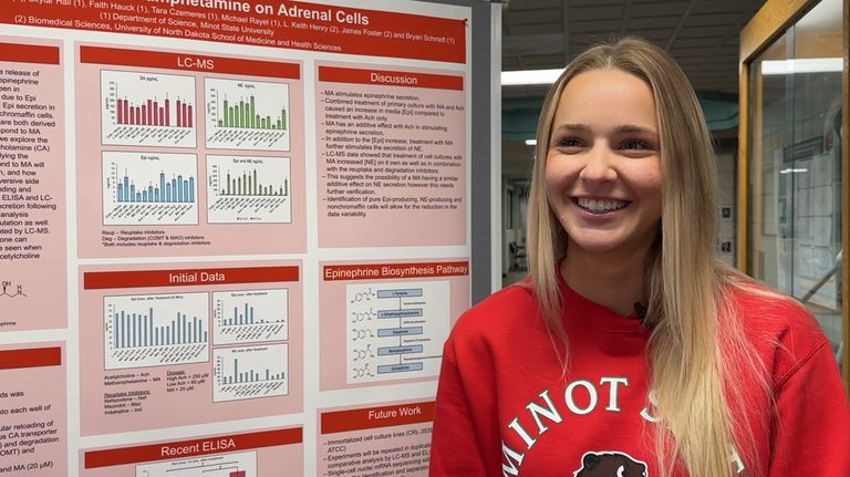 Minot State Students Showcase Research At Und Symposium Expanding Statewide Coll