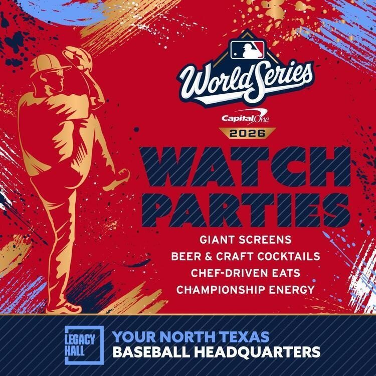 Mlb World Series Watch Party Legacy Hall Plano