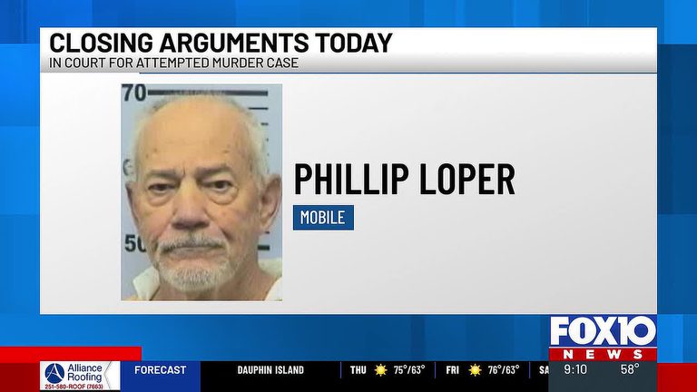 Mobile Jury Hears Closing Arguments In Attempted Murder Trial Of 78 Year Old Man