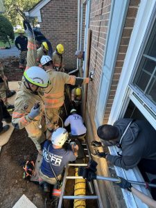 Montgomery County Firefighters Rescue Trapped Worker After Trench Collapse On Fa