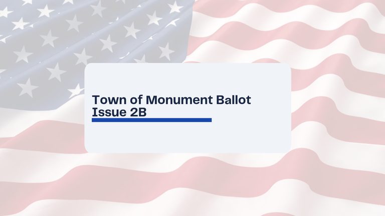 Monument Voters Decide On 2B Use Tax Increase To Fund Infrastructure Projects