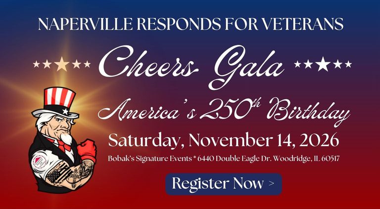 Naperville Responds For Veterans To Host 16Th Annual Cheers For Veterans Gala In