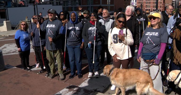 Nashville Celebrates National White Cane Day With Downtown Walk