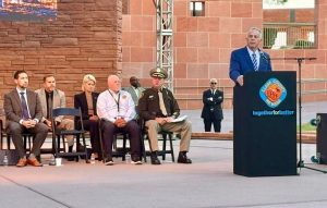 Nevada Leaders Gather For Sunrise Ceremony Honoring 2017 Las Vegas Tragedy